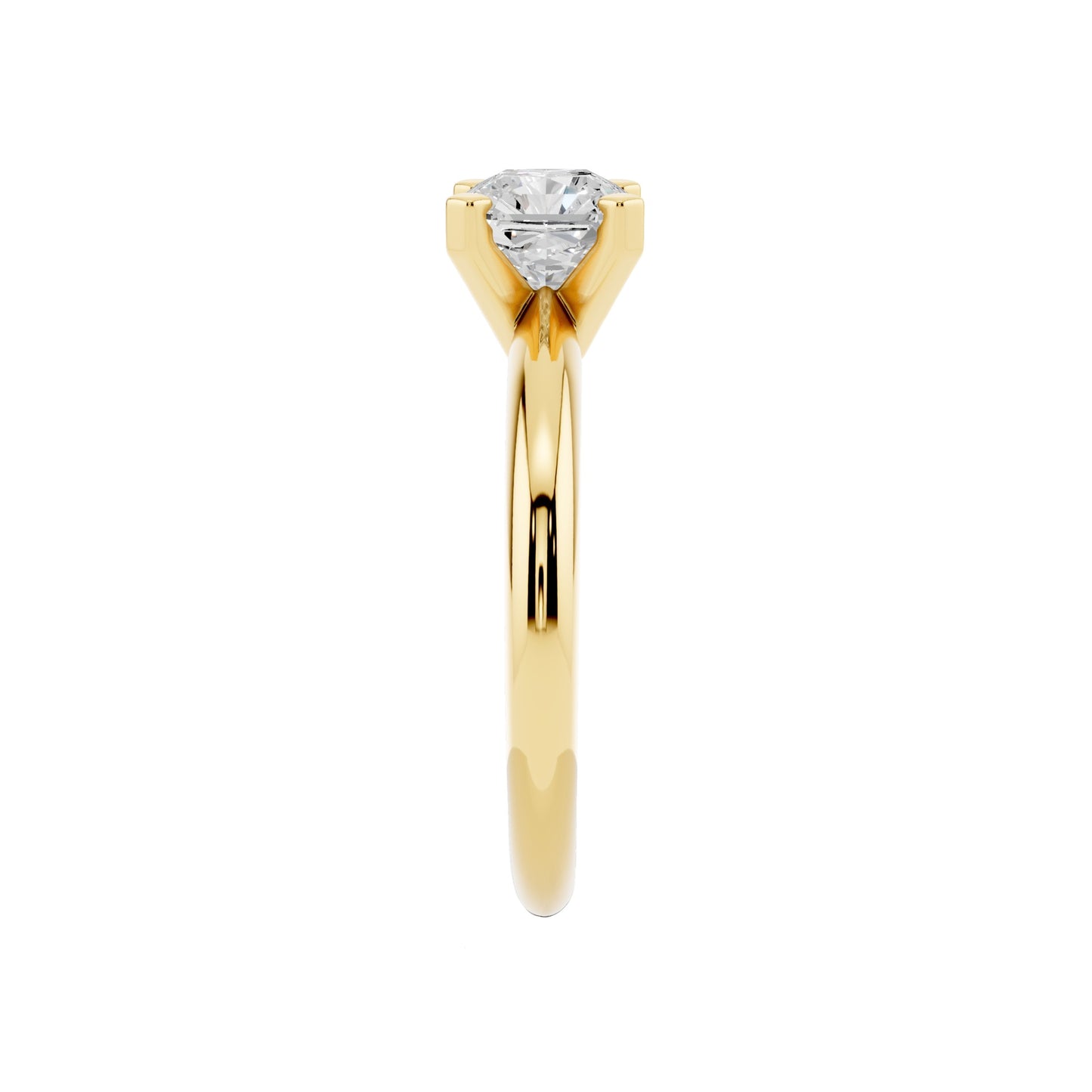 1 Carat IGI Certified Solitaire Lab Grown Diamond Ring 925 Sterling Silver, 14K White Or Yellow Gold | E-F Color VS Clarity | Engagement & Promise Ring For Women