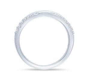 EternalDia 1/6 CT. T.W. Diamond Anniversary Wedding Band in 14K White Gold (HI/I2) - EternalDia