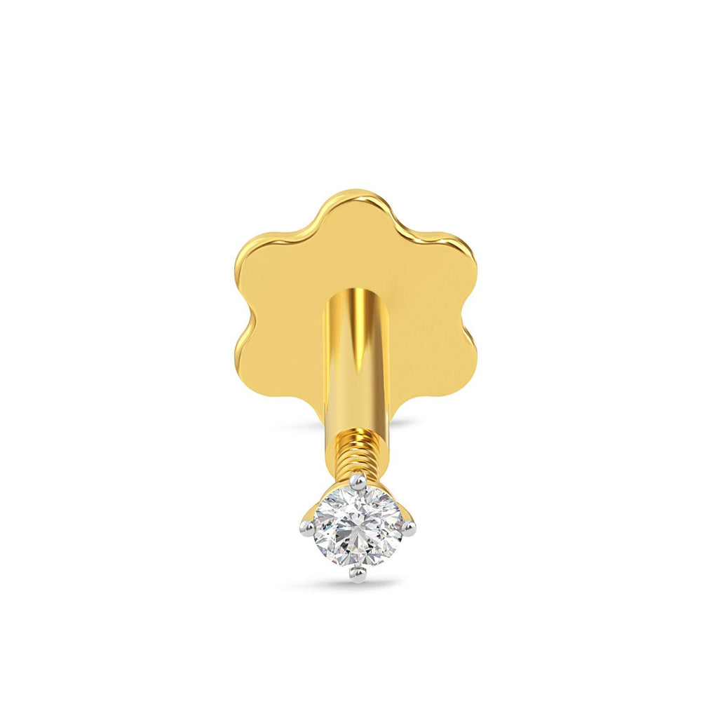 正規登録店 Demira Jewels 0.16 Ct Diamond 14k Yellow Gold Solitaire