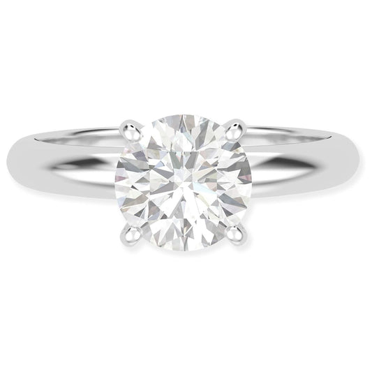 EternalDia Lab Grown Diamond Engagement Ring For Women IGI Certified Ultra Premium Colorless Diamond D-E/VVS 14K Gold Wedding and Solitaire Ring 1 Ct & 2 carat Womens Jewelry