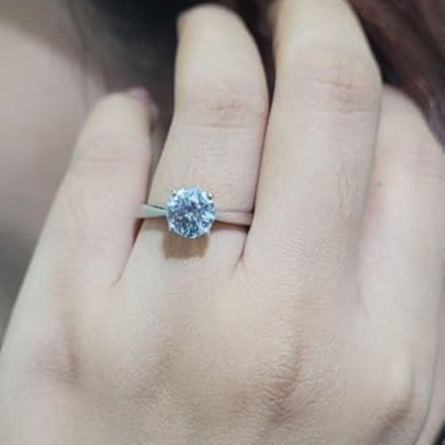 EternalDia Lab Grown Diamond Engagement Ring For Women IGI Certified Ultra Premium Colorless Diamond D-E/VVS 14K Gold Wedding and Solitaire Ring 1 Ct & 2 carat Womens Jewelry