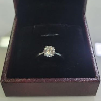 EternalDia Lab Grown Diamond Engagement Ring For Women IGI Certified Ultra Premium Colorless Diamond D-E/VVS 14K Gold Wedding and Solitaire Ring 1 Ct & 2 carat Womens Jewelry