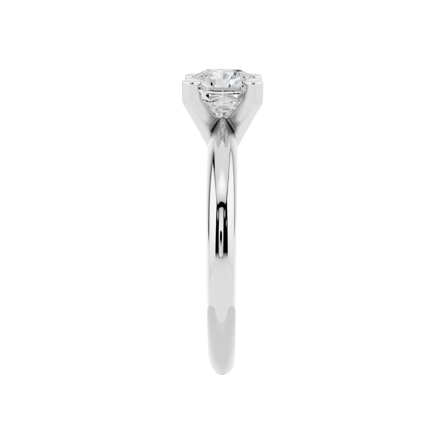 1 Carat IGI Certified Solitaire Lab Grown Diamond Ring 925 Sterling Silver, 14K White Or Yellow Gold | E-F Color VS Clarity | Engagement & Promise Ring For Women