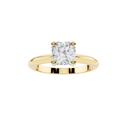 1 Carat IGI Certified Solitaire Lab Grown Diamond Ring 925 Sterling Silver, 14K White Or Yellow Gold | E-F Color VS Clarity | Engagement & Promise Ring For Women