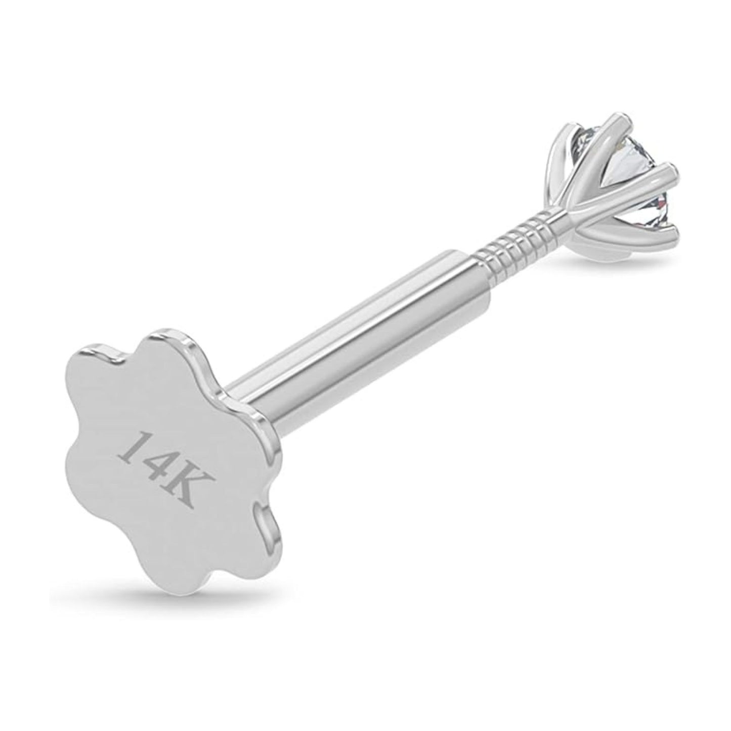 EternalDia 18 Gauge Screw Back for Nose Stud – Replacement Back Only for Diamond Nose Ring Stud | Hypoallergenic Nose Piercing Jewelry