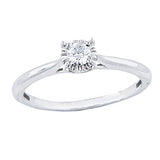 1/5 Carat T.W. Diamond 10kt White gold Solitaire Ring