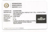 EternalDia IGI Certified Diamond Accent Pear Cluster Halo Frame Ring in 10K White Gold (0.07 Cttw) - EternalDia