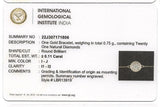 EternalDia IGI Certified Diamond Accent Pear Cluster Halo Frame Ring in 10K Rose Gold (0.07 Cttw) - EternalDia