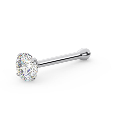 2mm Black Diamond Style Nose Stud | Sterling Silver Nose Stud – Rock Your Nose  Jewelry Inc.