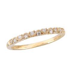 EternalDia 1/6CT T.W. Diamond 10kt Yellow Gold Stackable Band Ring - EternalDia