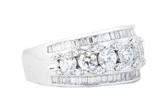 EternalDia 2.00CT T.W. Diamond 14kt White Gold Anniversary Band - EternalDia