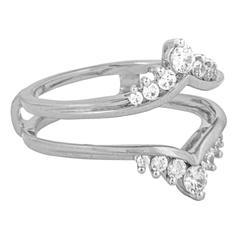 EternalDia 1/2CT T.W. Diamond 14kt White gold Insert Ring - EternalDia