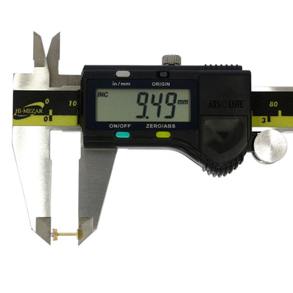 EternalDia Diamond Flower Nose Piercing Pin Screw Ring Stud 4.25mm 14k Yellow Gold 18 &19 Gauge (G-H Color/I1-I2Clarity)