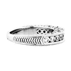 EternalDia 7/8 Carat T.W. Diamond 14kt White gold Anniversary Band Ring - EternalDia