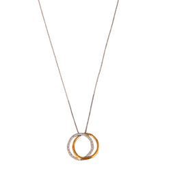 EternalDia Diamond Accent Sterling Silver Cross Pendant with 18 chain Chain - EternalDia