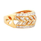 EternalDia 1/4 Carat T.W. Diamond 10kt Yellow Gold Fashion Ring - EternalDia