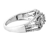 EternalDia 1/2 Carat T.W. Diamond 10kt White Gold Fashion Ring - EternalDia