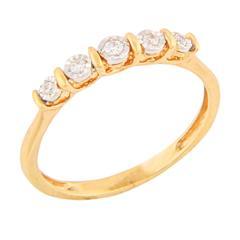 EternalDia 1/16Carat T.W. Diamond 10kt Yellow Gold Fashion Ring - EternalDia