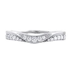 EternalDia 1/4Carat T.W. Diamond 10kt White Gold Contour Ring - EternalDia