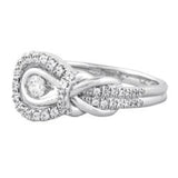 EternalDia 1/3Carat T.W. Diamond 10kt White Gold Fashion Ring - EternalDia