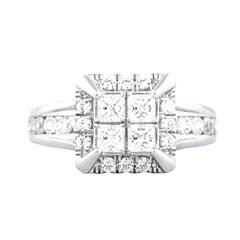 EternalDia 2.00Carat T.W. Diamond 14kt White Gold Bridal Set - EternalDia