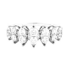 EternalDia 1.00 Carat T.W. Diamond 10kt White Gold Anniversary band Ring - EternalDia