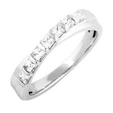 EternalDia 1/2 Carat T.W. Diamond 14kt White gold Anniversary Ring - EternalDia