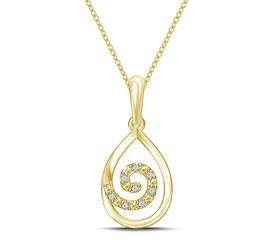 EternalDia Pear Drop Pendant Necklace - EternalDia