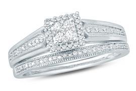 EternalDia Diamond Composite Bridal Ring Set - EternalDia