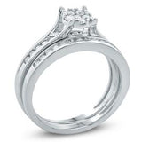 EternalDia Diamond Composite Bridal Ring Set - EternalDia