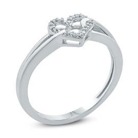 EternalDia Round Diamond Heart Fashion Ring - EternalDia