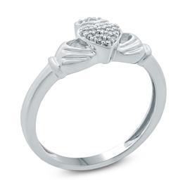 EternalDia Diamond Claddagh Ring - EternalDia