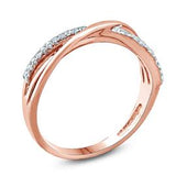 EternalDia Diamond Bypass Fashion Ring - EternalDia
