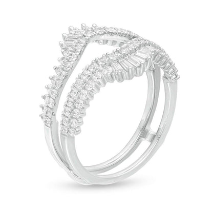 3/4 Cttw Diamond Starburst Solitaire Enhancer in 14K White Gold (0.75 Ct, I-I2)