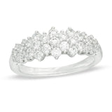 1 Cttw Composite Diamond Anniversary Band in 14K White Gold (1 Ct, I-I2)