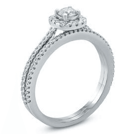 EternalDia Diamond Bridal Solitaire Set - EternalDia